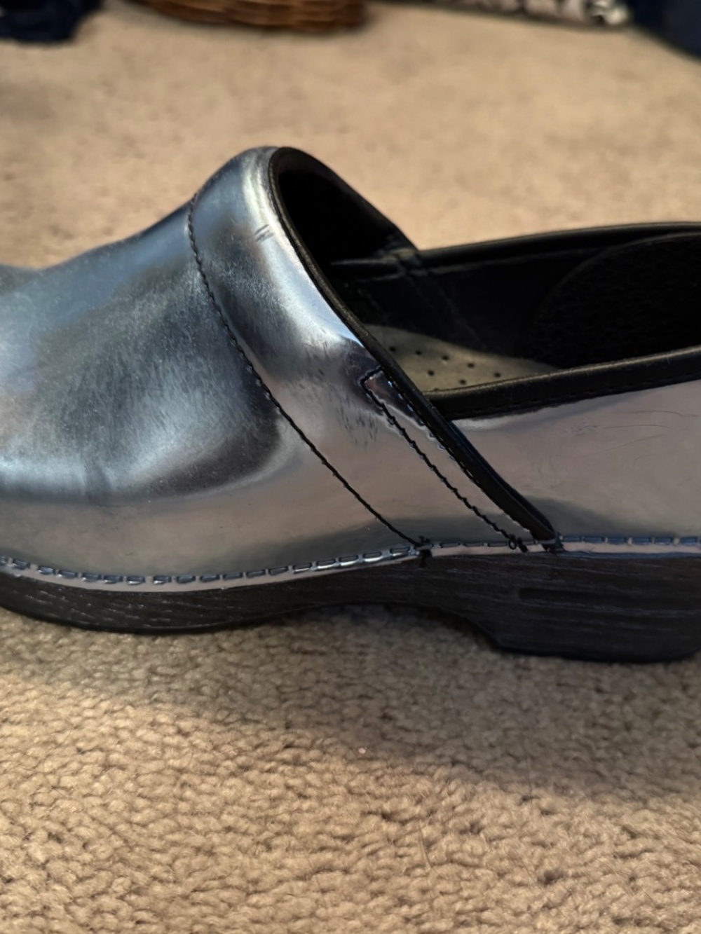 Dansko Professional Clog 41 - light blue metallic - great condition - Picture 9 of 11